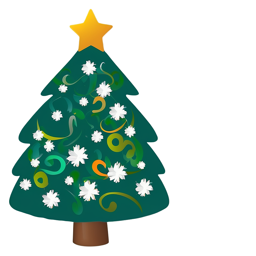 Christmas Tree Design Png Uef66 PNG image