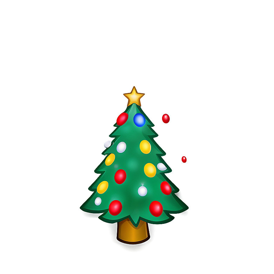 Christmas Tree Emoji Png Mhy PNG image