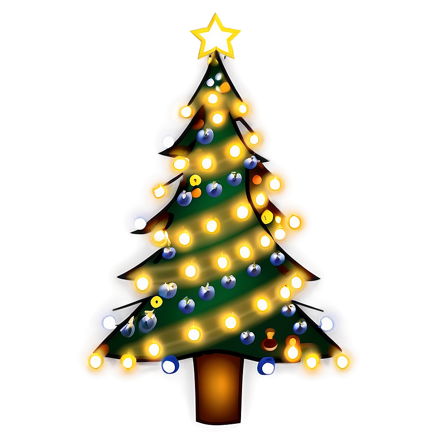 Christmas Tree Lights Png Lxl2 PNG image