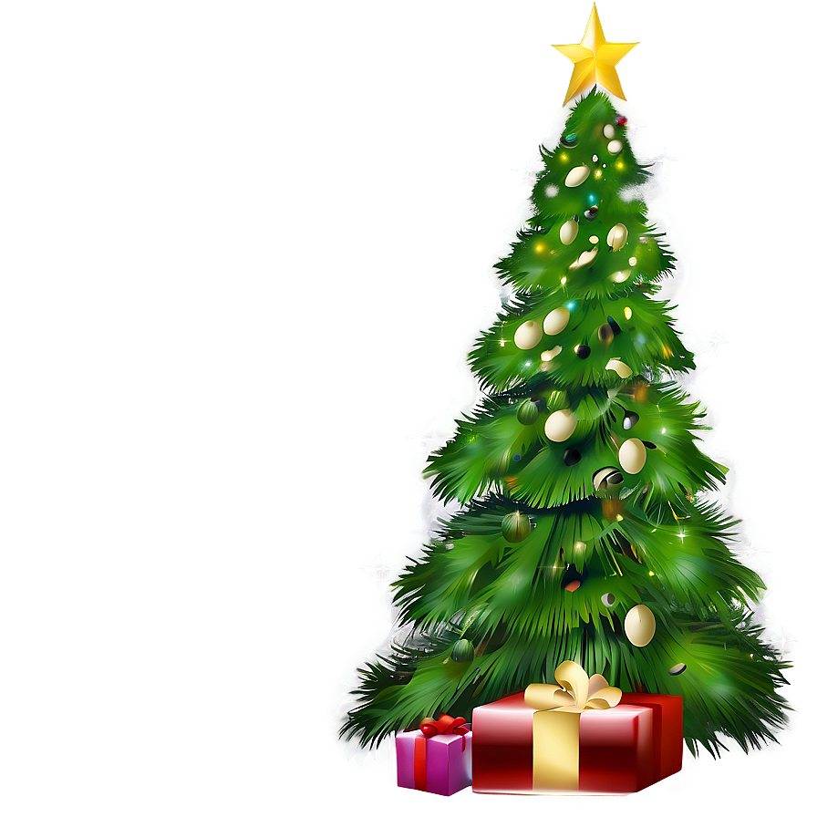 Christmas Tree Outline Png 6 PNG image