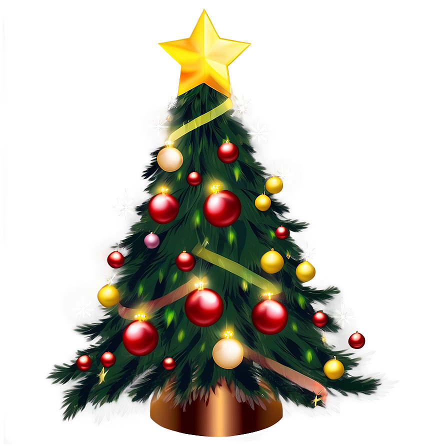 Christmas Tree Transparent Glow Png 82 PNG image