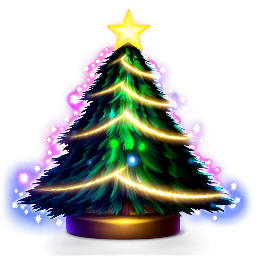 Christmas Tree Transparent Glow Png Tsj PNG image