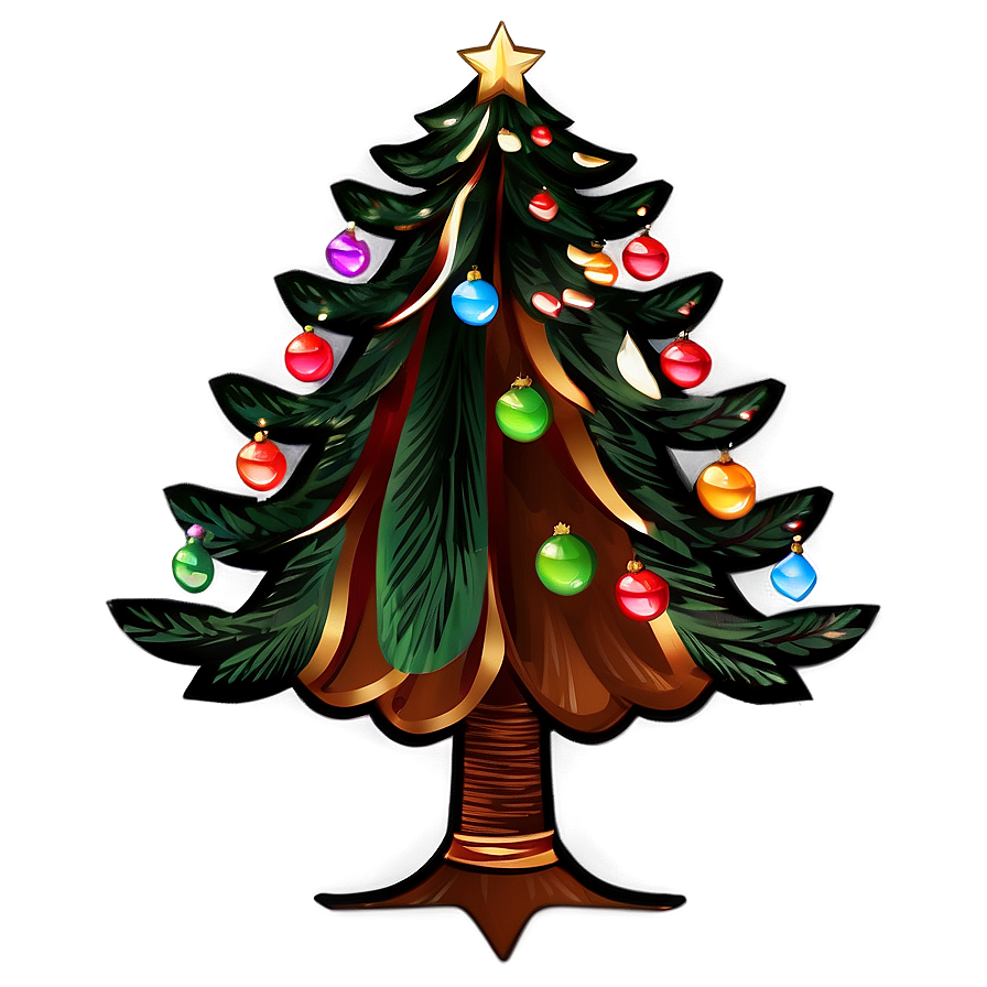 Christmas Tree Transparent Illustration Png 80 PNG image