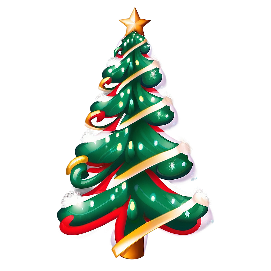 Christmas Tree With Snowflakes Transparent Png Ypg PNG image