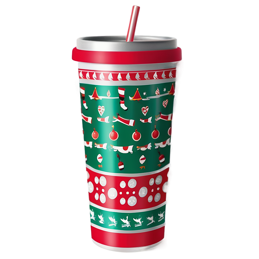 Christmas Tumbler Cup Png Nrd PNG image