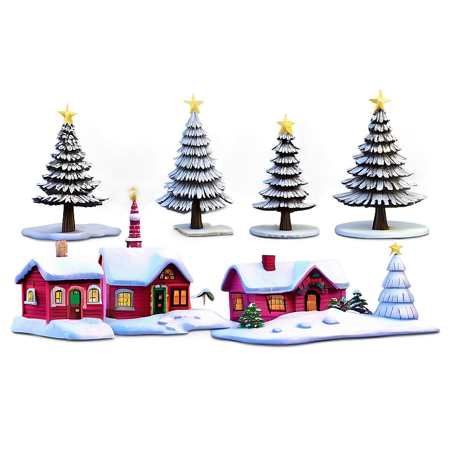 Christmas Village Sets Png 06122024 PNG image