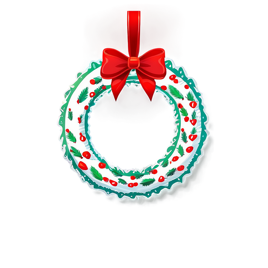 Christmas Wreath Ornaments Png 29 PNG image