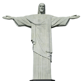 Christthe Redeemer Statueat Night PNG image