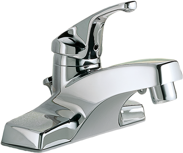 Chrome Bathroom Faucet Single Handle PNG image