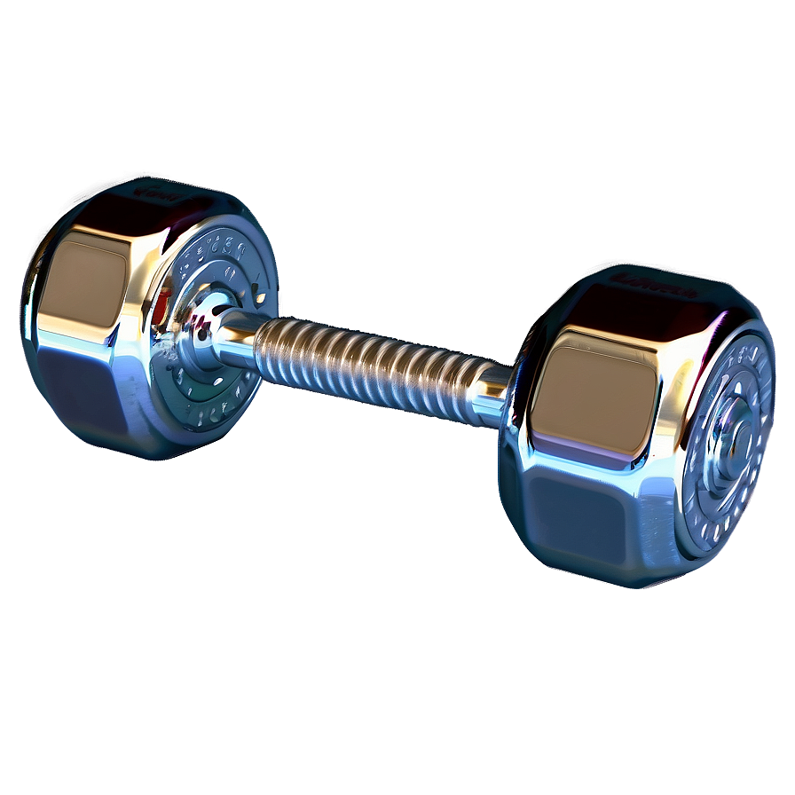 Chrome Finish Dumbbell Png Ggl PNG image