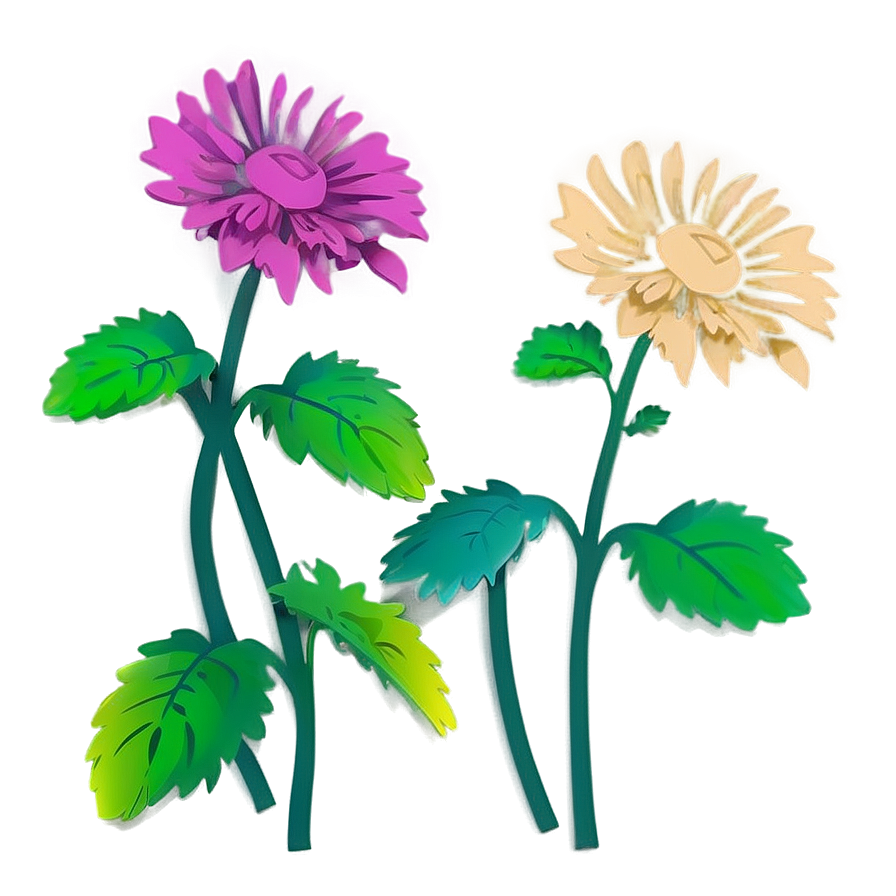 Chrysanthemum Cricut Template Png Vou63 PNG image