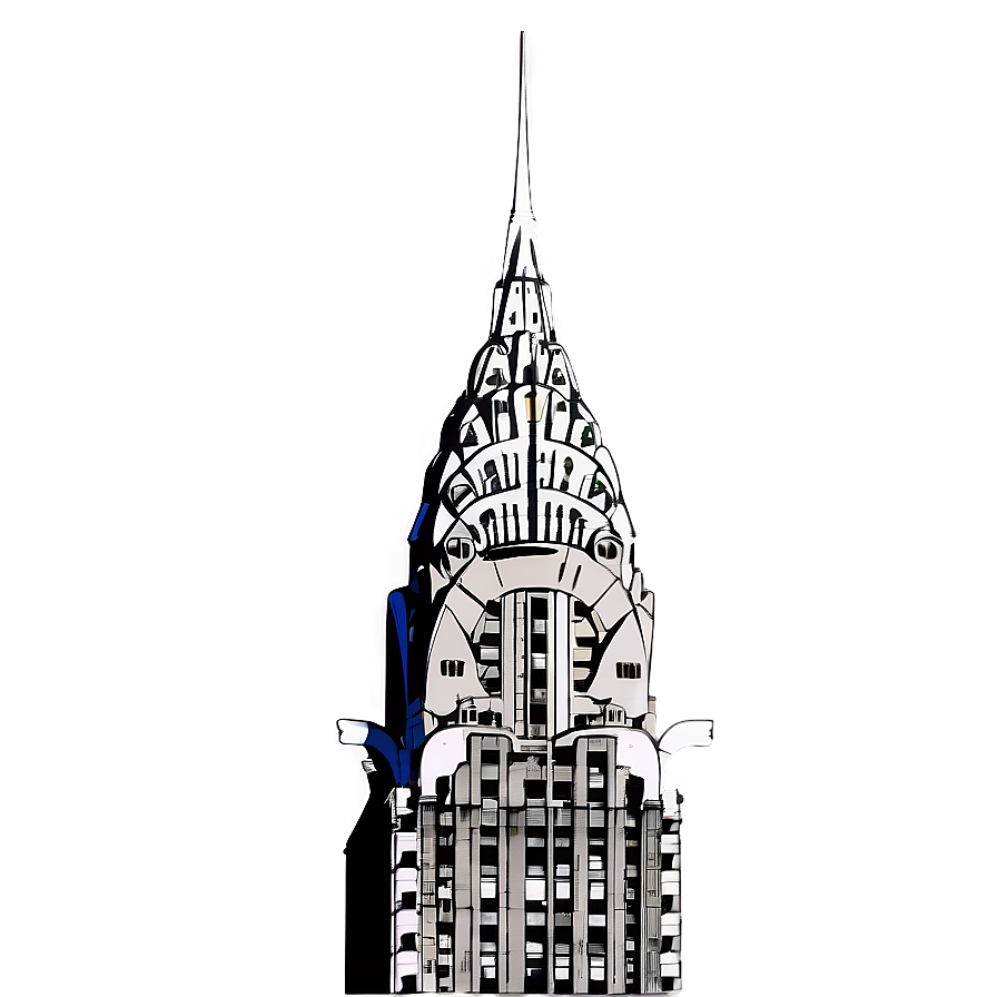 Chrysler Building Gothic Features Png Mxy74 PNG image