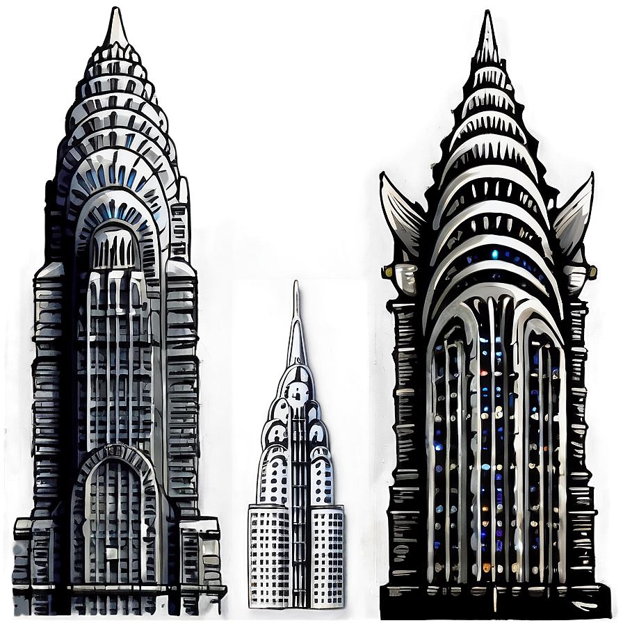 Chrysler Building Ornamental Gargoyles Png Jtc PNG image