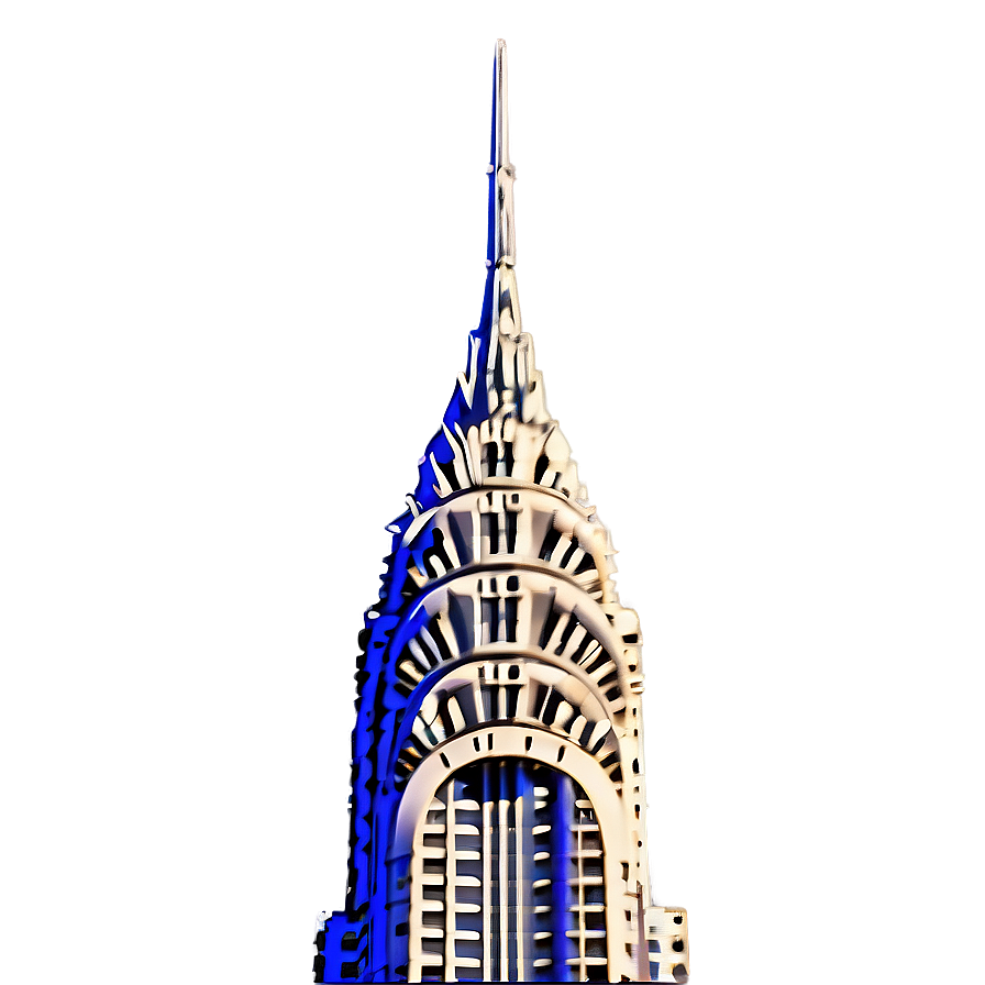 Chrysler Building Spire Close-up Png 14 PNG image