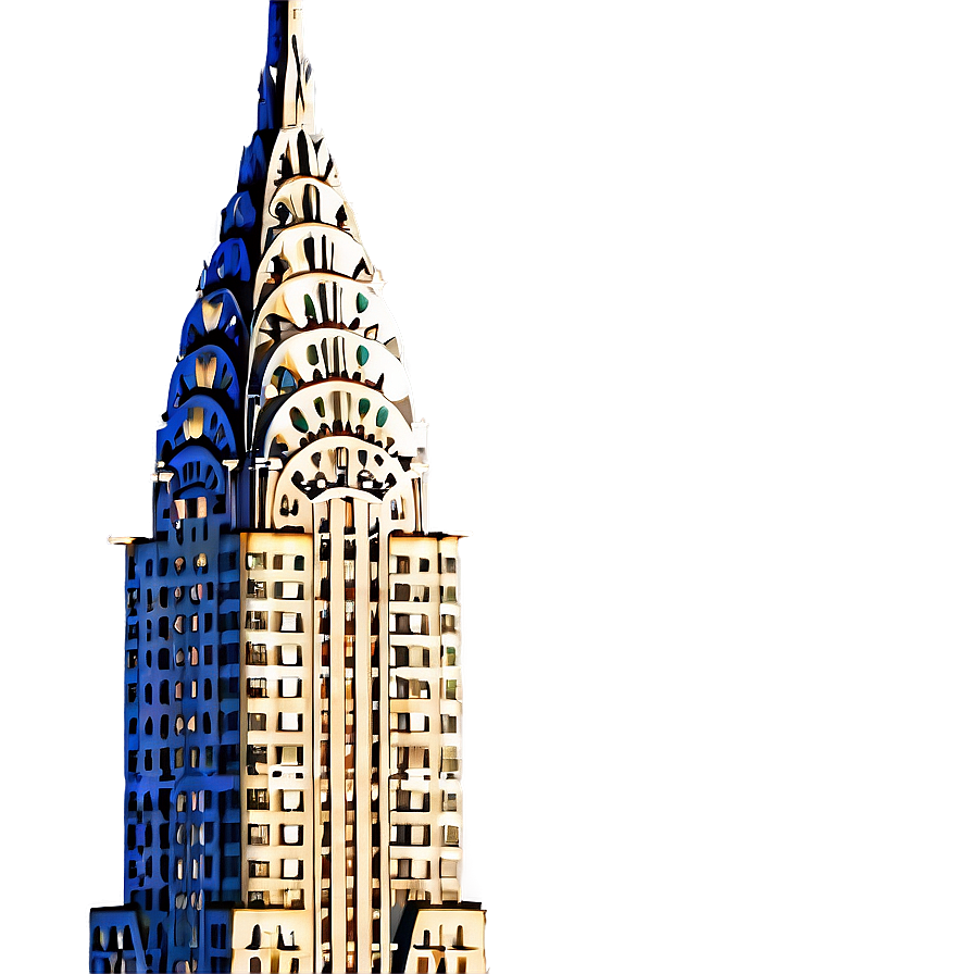 Chrysler Building Sunlit Glow Png 06252024 PNG image