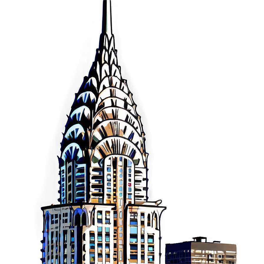 Chrysler Building Sunlit Glow Png Pgr PNG image