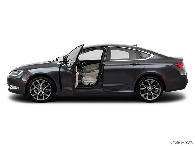 Chrysler Sedan Side View With Open Door PNG image