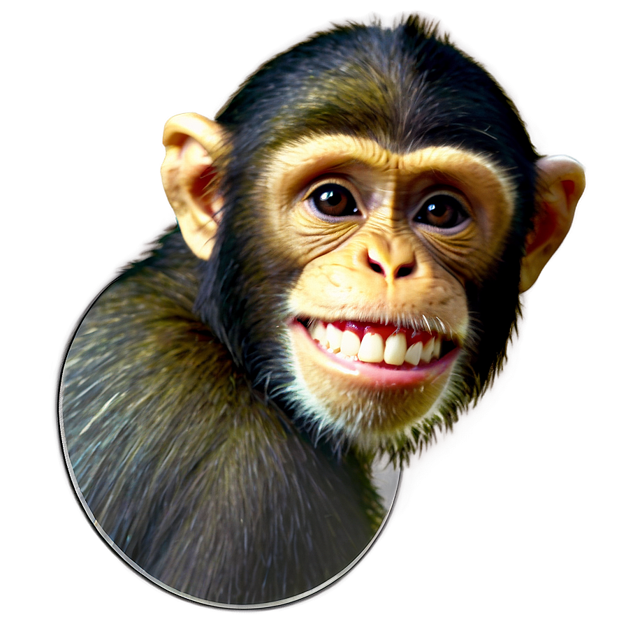 Chuckling Monkey Png Cob PNG image
