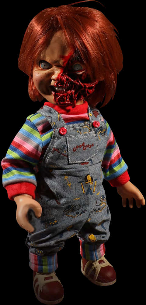 Chucky Doll Horror Figure PNG image