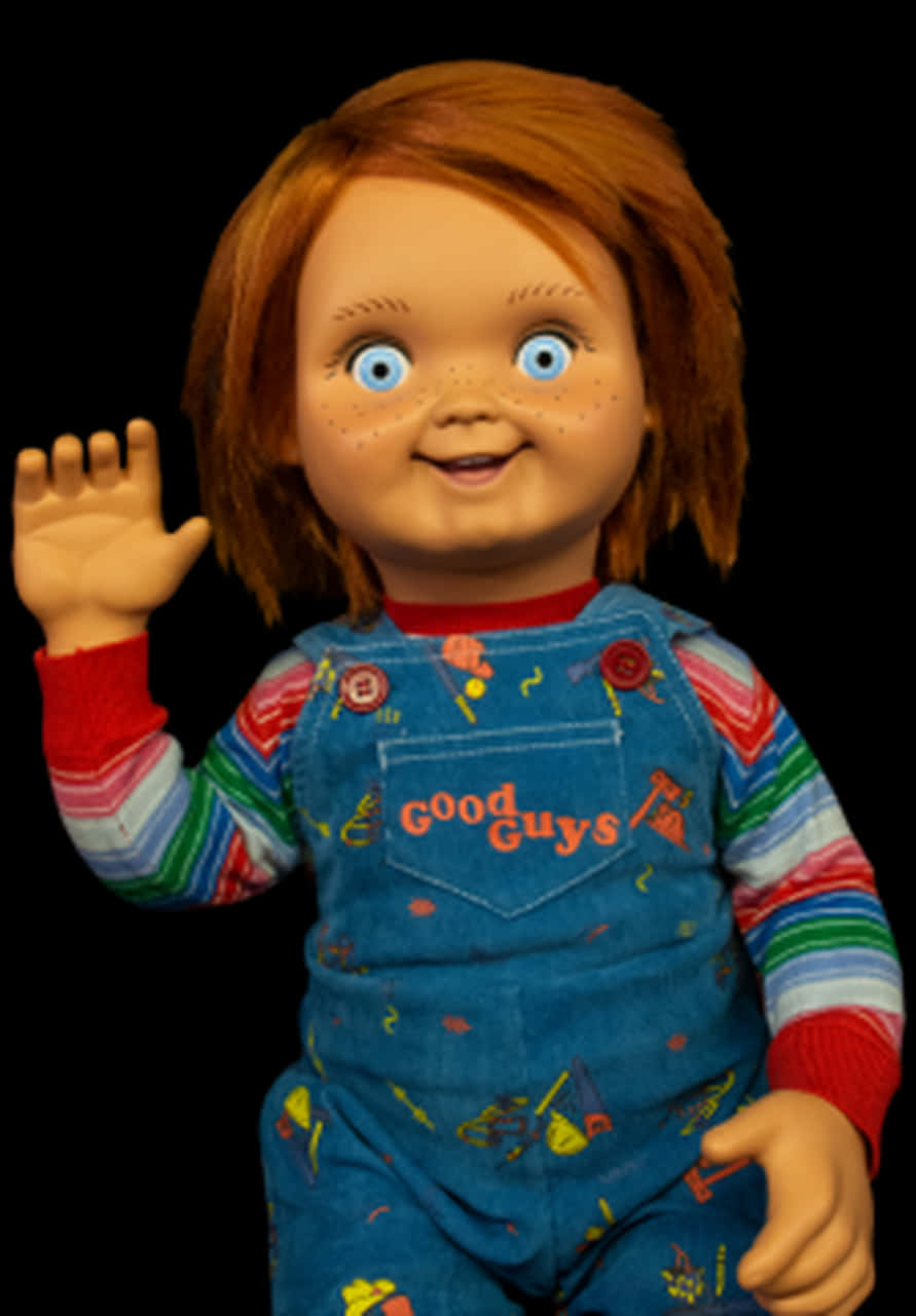 Chucky Doll Waving Hello PNG image