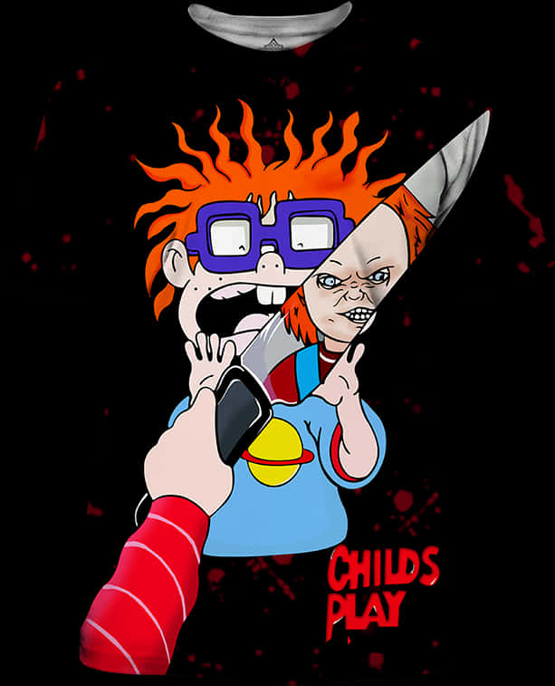 Chuckyand Chucky Fan Art PNG image