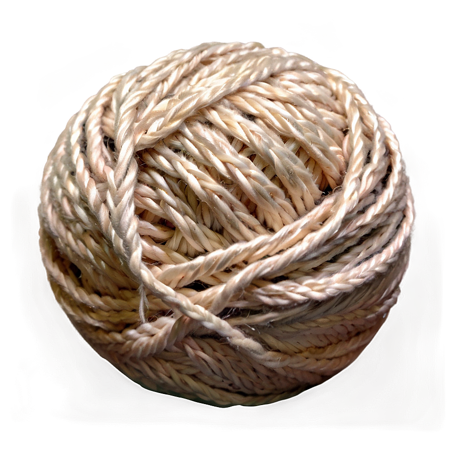 Chunky Knit Yarn Ball Png 06212024 PNG image