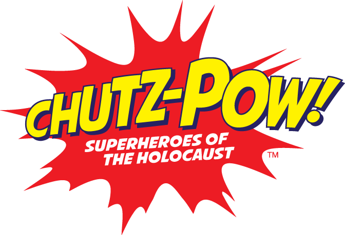 Chutz Pow Superheroes Graphic PNG image