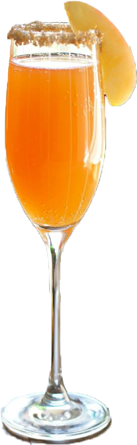Cider Cocktailin Elegant Glass PNG image