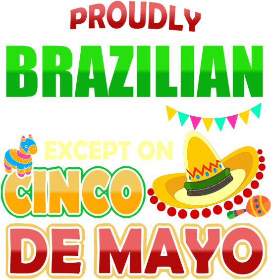 Cincode Mayo Brazilian Celebration Graphic PNG image