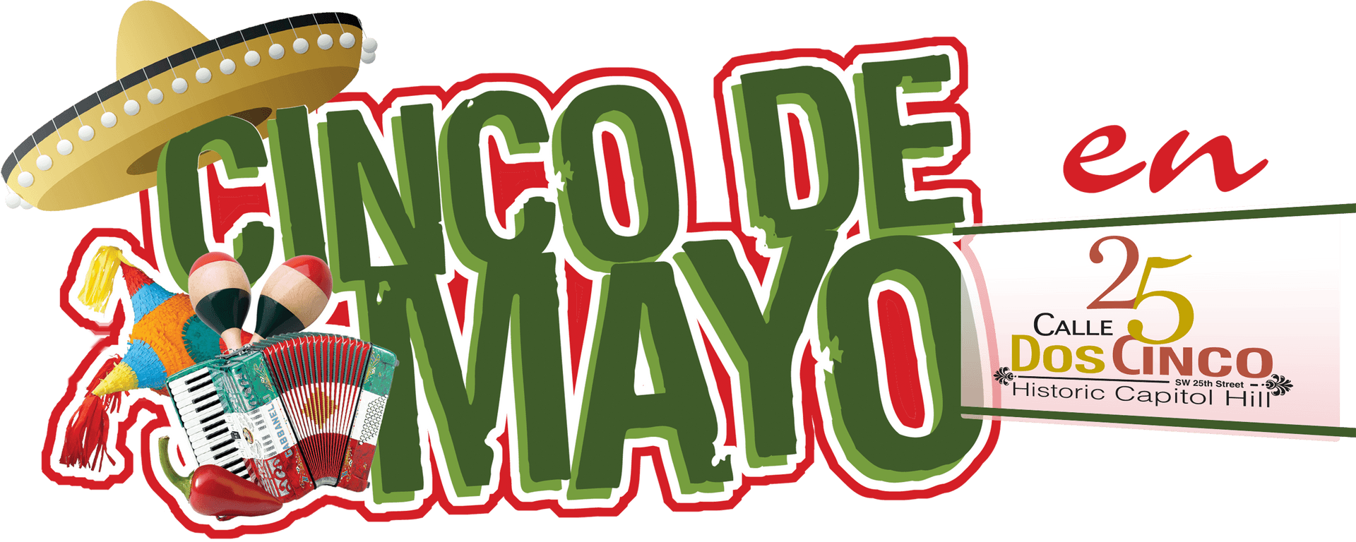 Cincode Mayo Festival Graphic PNG image
