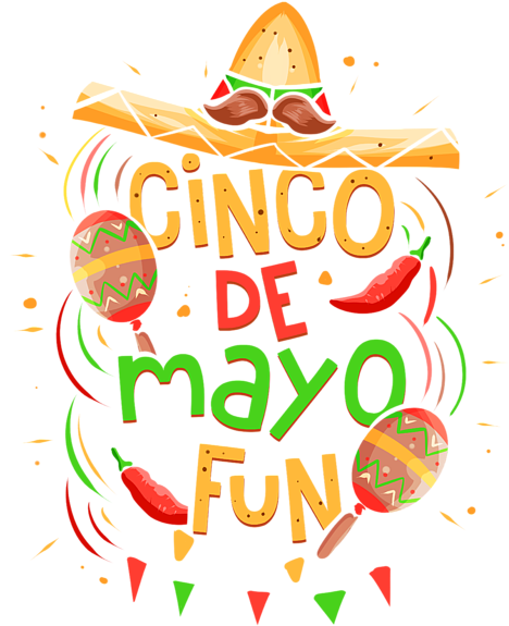 Cincode Mayo Fun Celebration PNG image