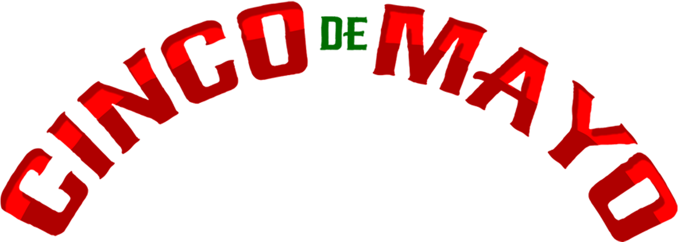 Cincode Mayo Red Text PNG image