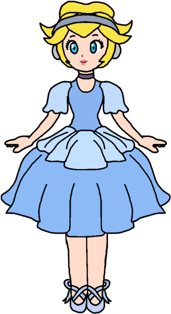 Cinderella Animated Character Illustration.png PNG image