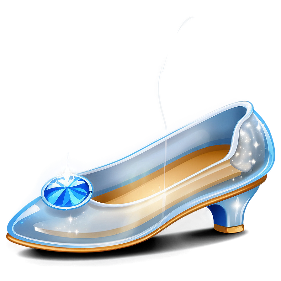 Cinderella Glass Slipper Clipart Png Qdy PNG image