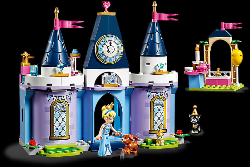 Cinderella Lego Castle Playset PNG image