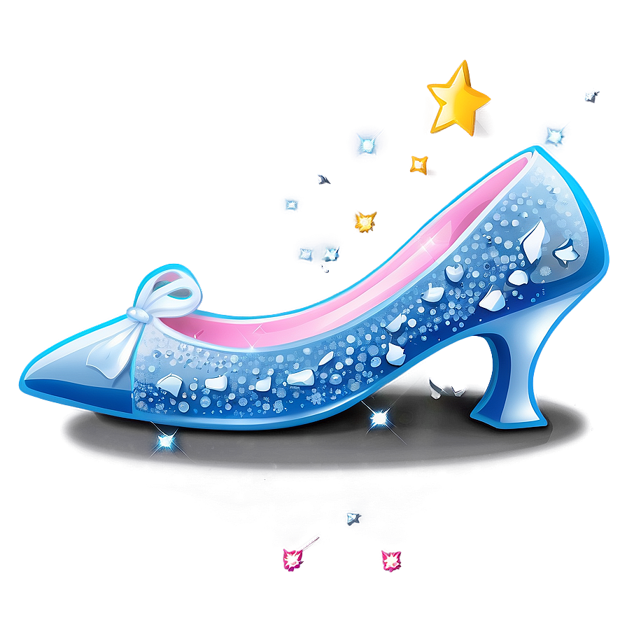 Cinderella's Sparkling Shoe Png Qdm93 PNG image