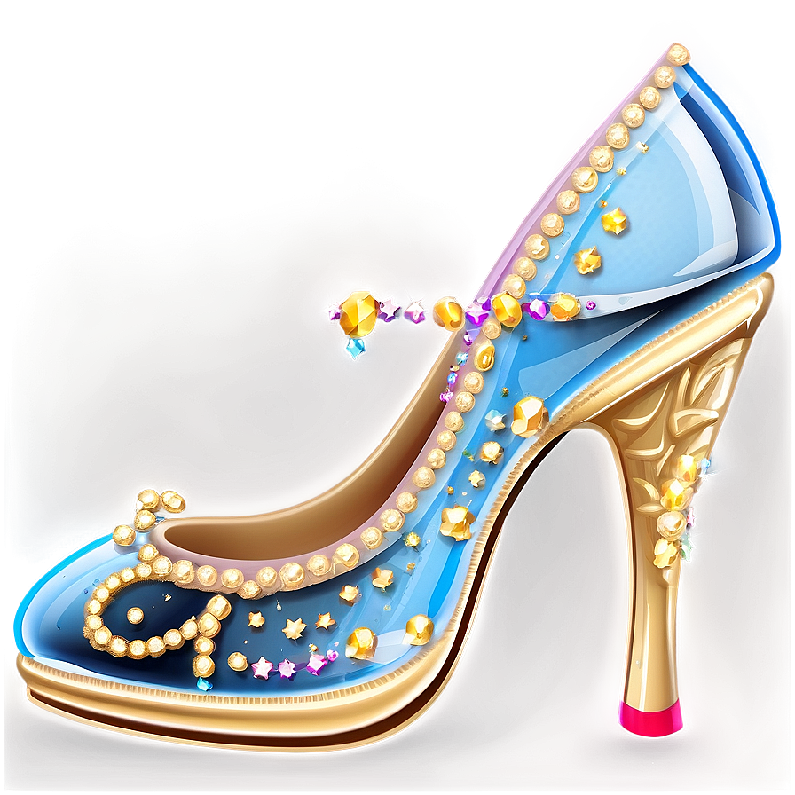 Cinderella Shoe Design Png Acb PNG image