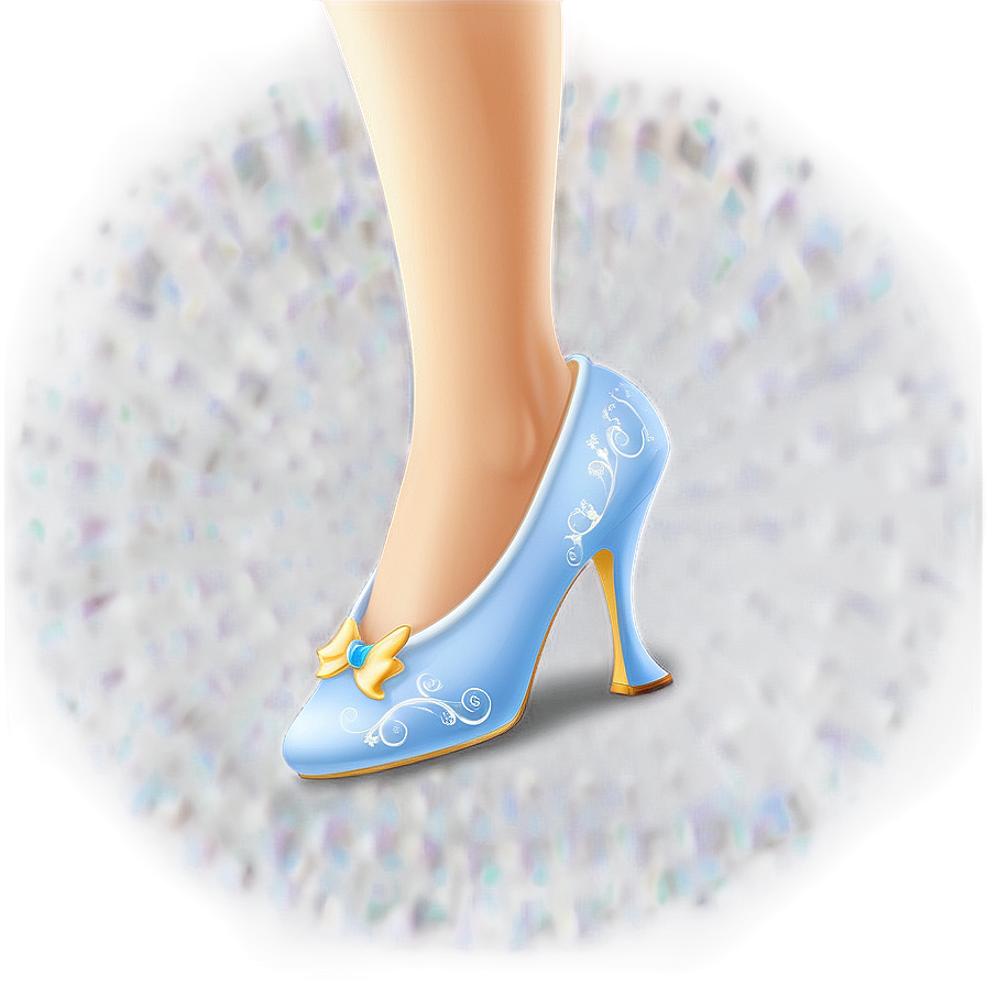 Cinderella Shoe Outline Png 30 PNG image