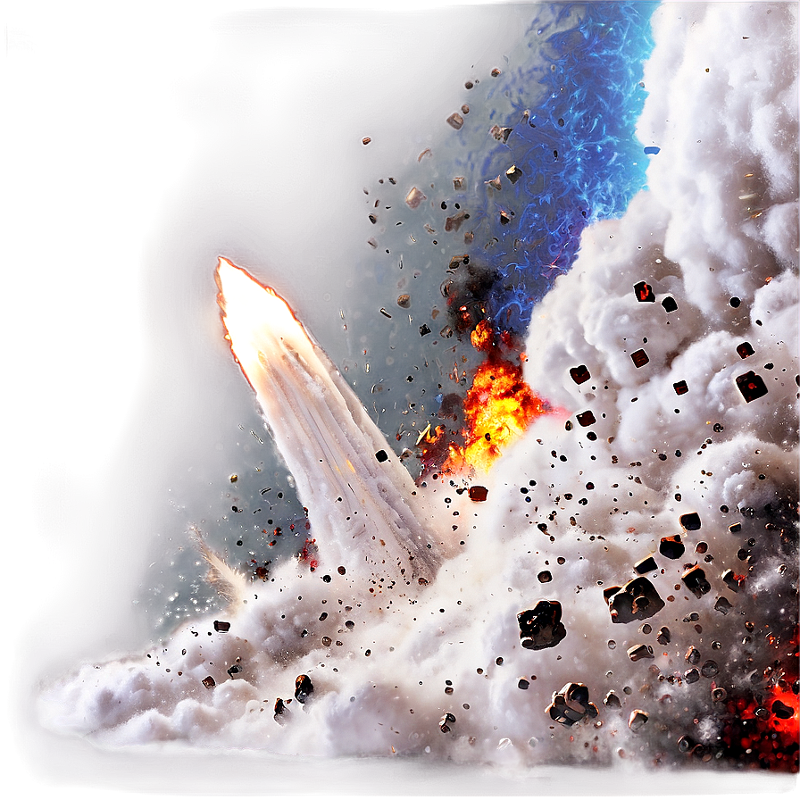 Cinematic Explosion Rendering Png 23 PNG image