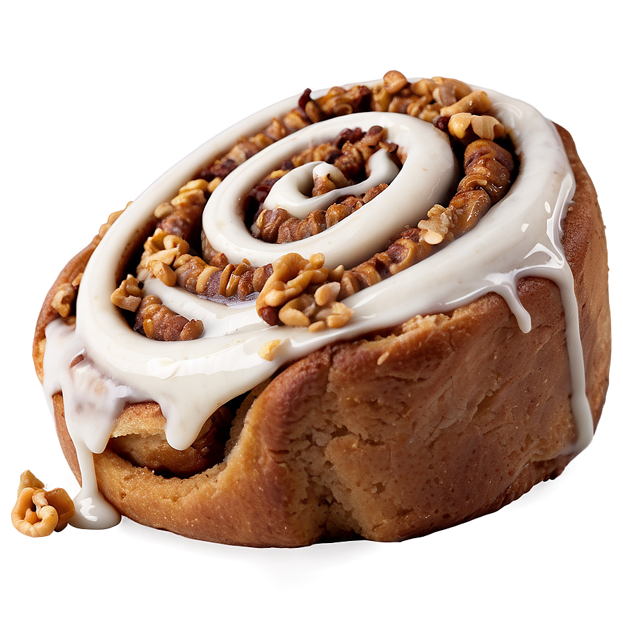 Cinnamon Roll With Walnut Crunch Png Mrt PNG image