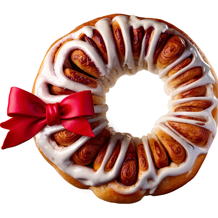 Cinnamon Roll Wreath Decoration Png Jfu PNG image