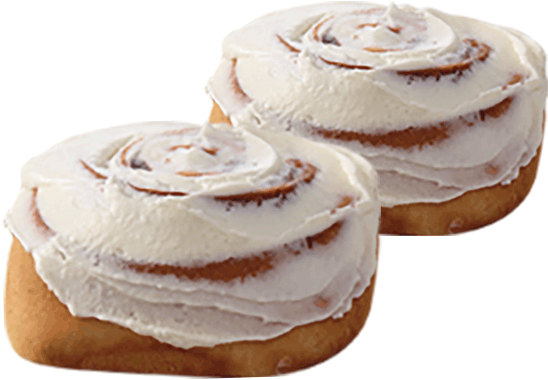 Cinnamon Rollswith Icing PNG image