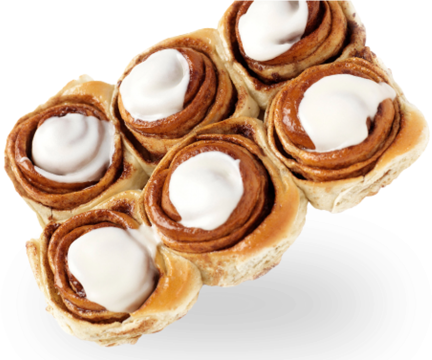 Cinnamon Rollswith Icing PNG image
