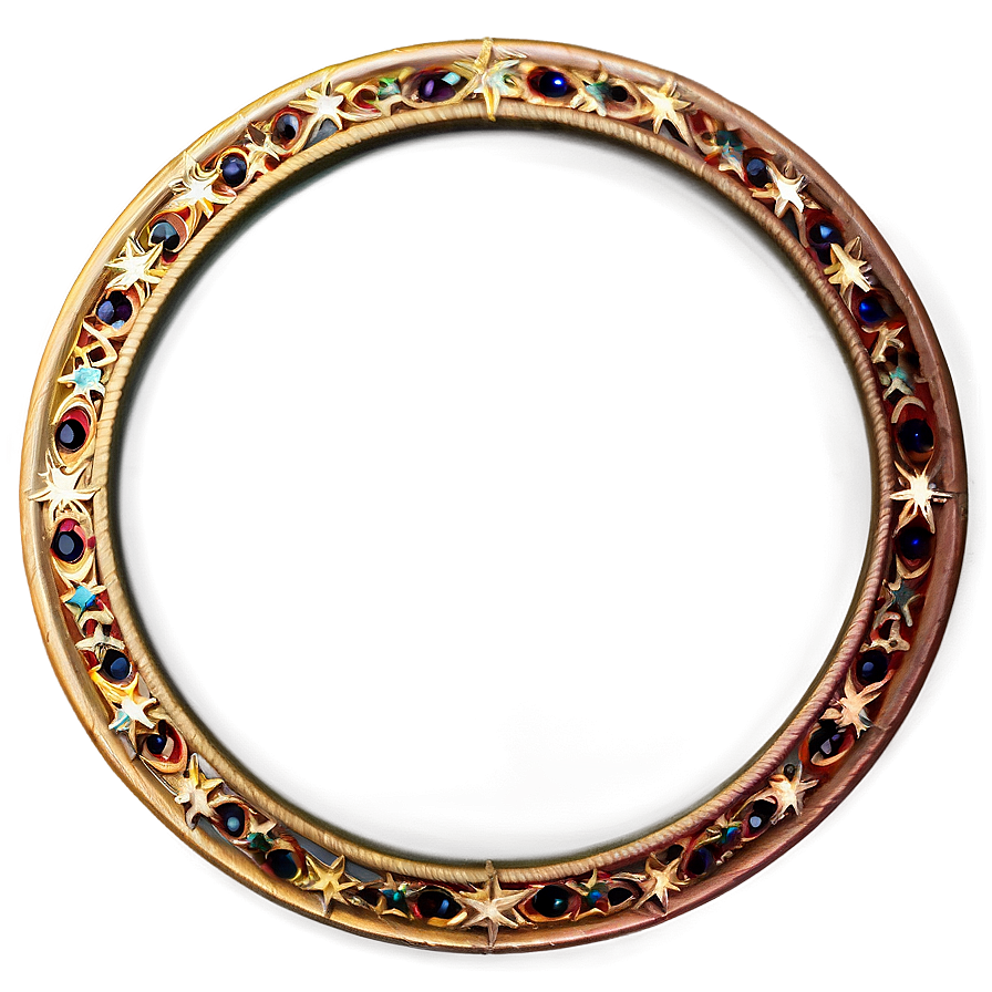 Circle Frame With Stars Png 99 PNG image