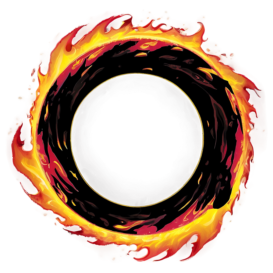 Circle Of Flames Graphic Png 1 PNG image