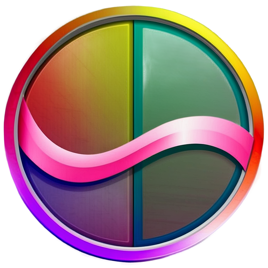 Circle With Gradient Border Png 5 PNG image