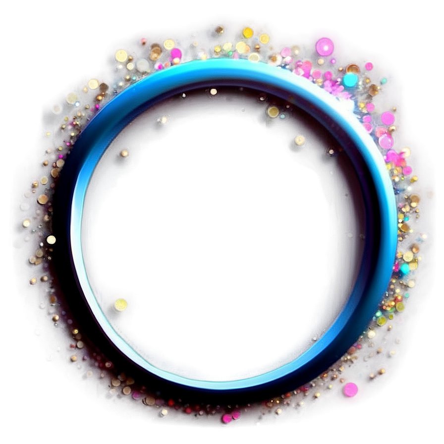Circle With Sparkles Png 04302024 PNG image