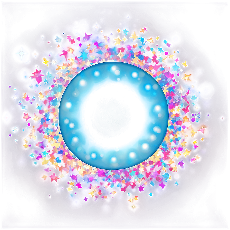 Circle With Sparkles Png 67 PNG image