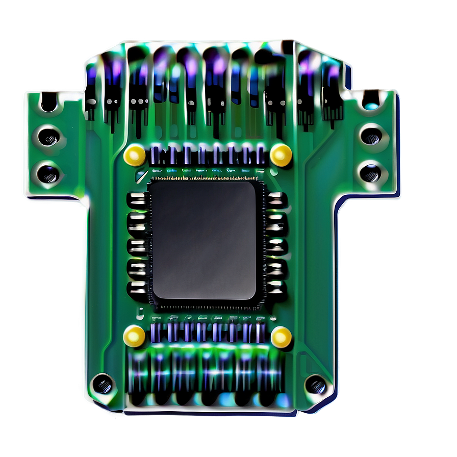 Circuit Board Chip Png 06282024 PNG image