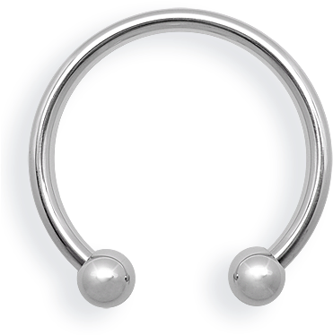 Circular Barbell Piercing Jewelry PNG image